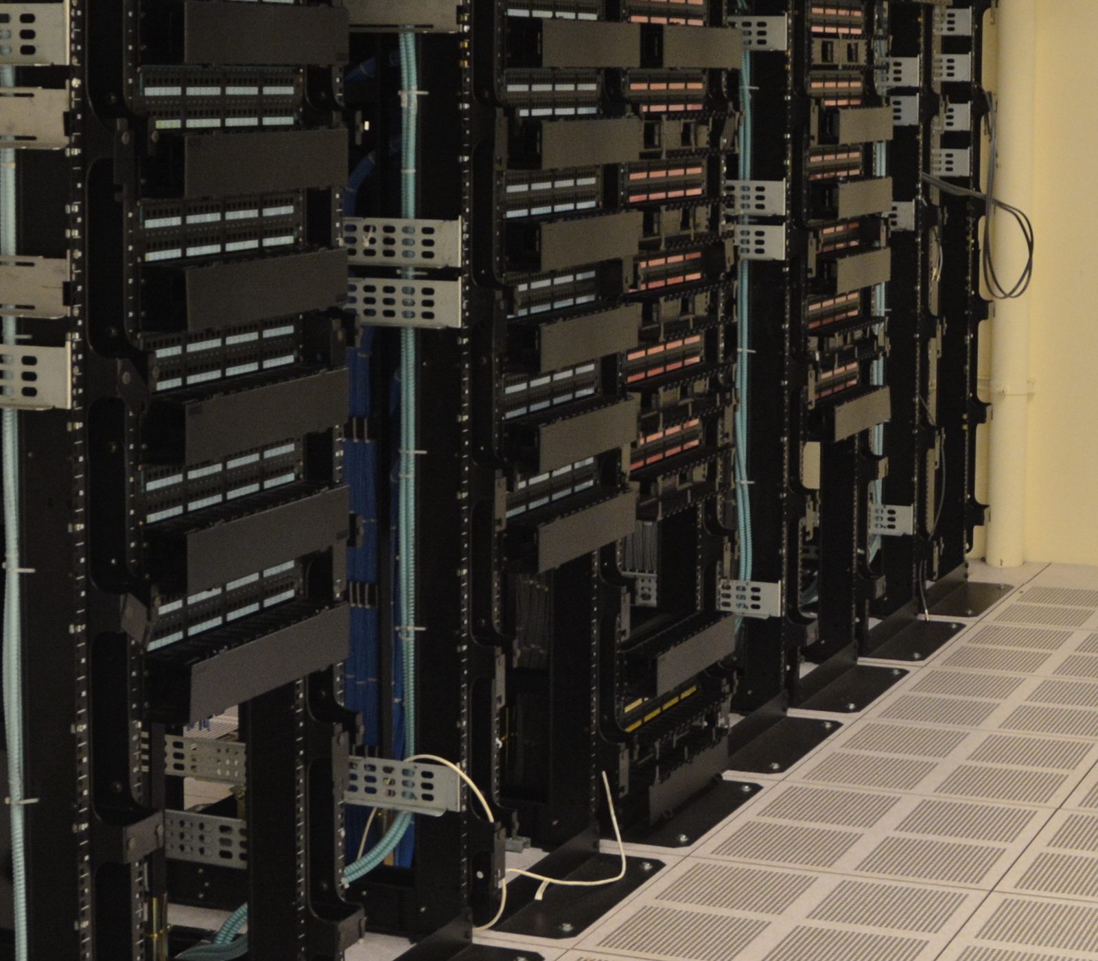 Server racks in a managed IT environment